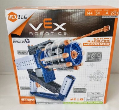 Hex Bug VEX Robotics Gatling Rapid Fire Dart Shooter Motorized STEM Toy Sealed