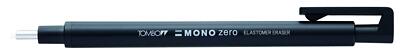 Tombow MONO ZERO Radiergummi Halter rund schwarz EH-KUR11 Klopfart zum Zeichn...