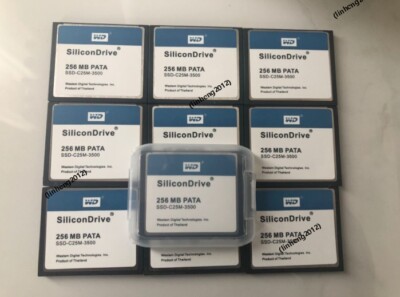 10PCS SiliconDrive WD 256MB COMPACTFLASH CF CARD