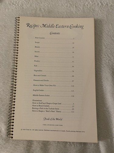 📚 9 Time-Life Foods of the World Recipe Cookbooks – Spiral Bound Lot 1968-1971 - Picture 9 of 9