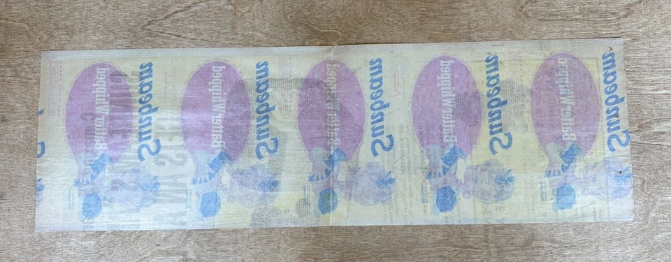 Vintage 1964 Miss Sunbeam Bread Advertising Wax Paper 22" Color Proof Ad Sign - Image 3 of 4