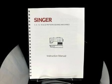 Máquina de coser Singer 4552 4622 5932 7028 manual instrucciones bobina reimpresión