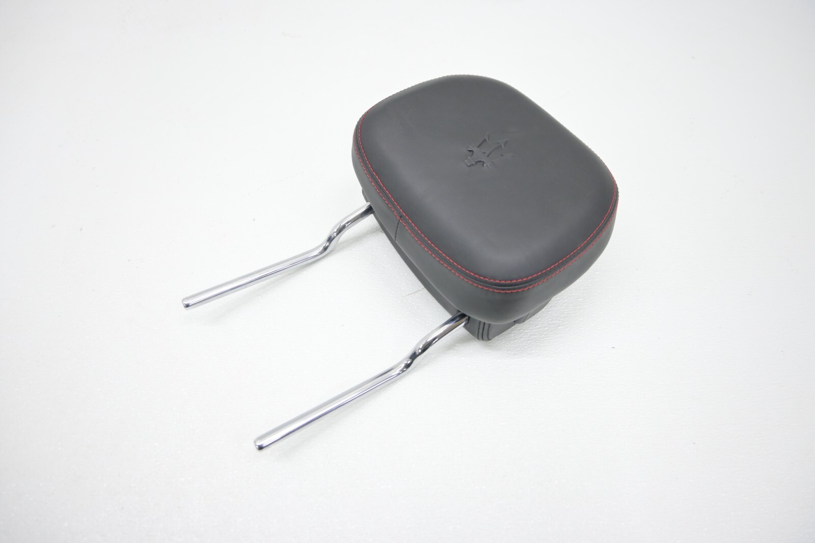 ⭐ 08-17 Maserati Quattroporte Front Seat Headrest Leather Black & Red Oem
