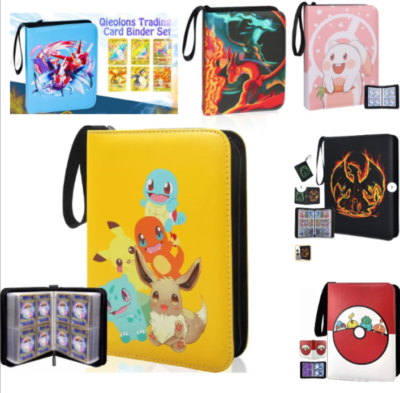 pokemon card binder uk Trading Card Binder Folder 480 Pocket Premium Card Holder Album 60 Sleeves  UK