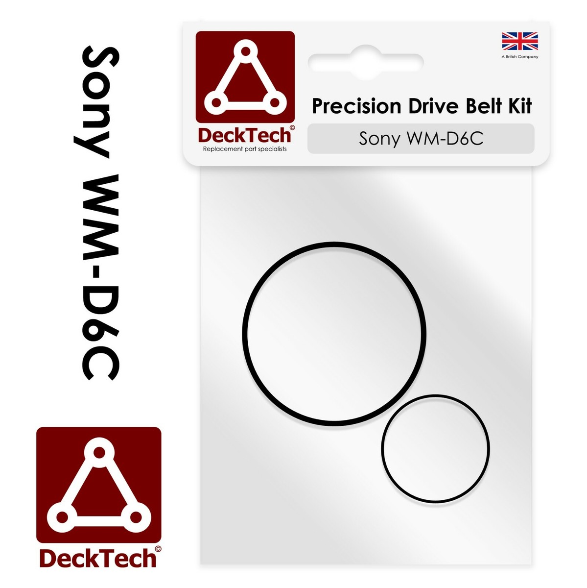 DeckTech™ Replacement Belt for Sony Walkman WM-D6C WMD6C Rubber