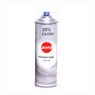 AVO Klarlack matt Lackspray Sprühlack 500ml Spraydose Autolack A08009