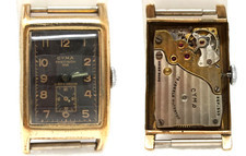 Orologio Cyma Precision 335 Vintage Watch 30er Jahre clock rectangular montre clock