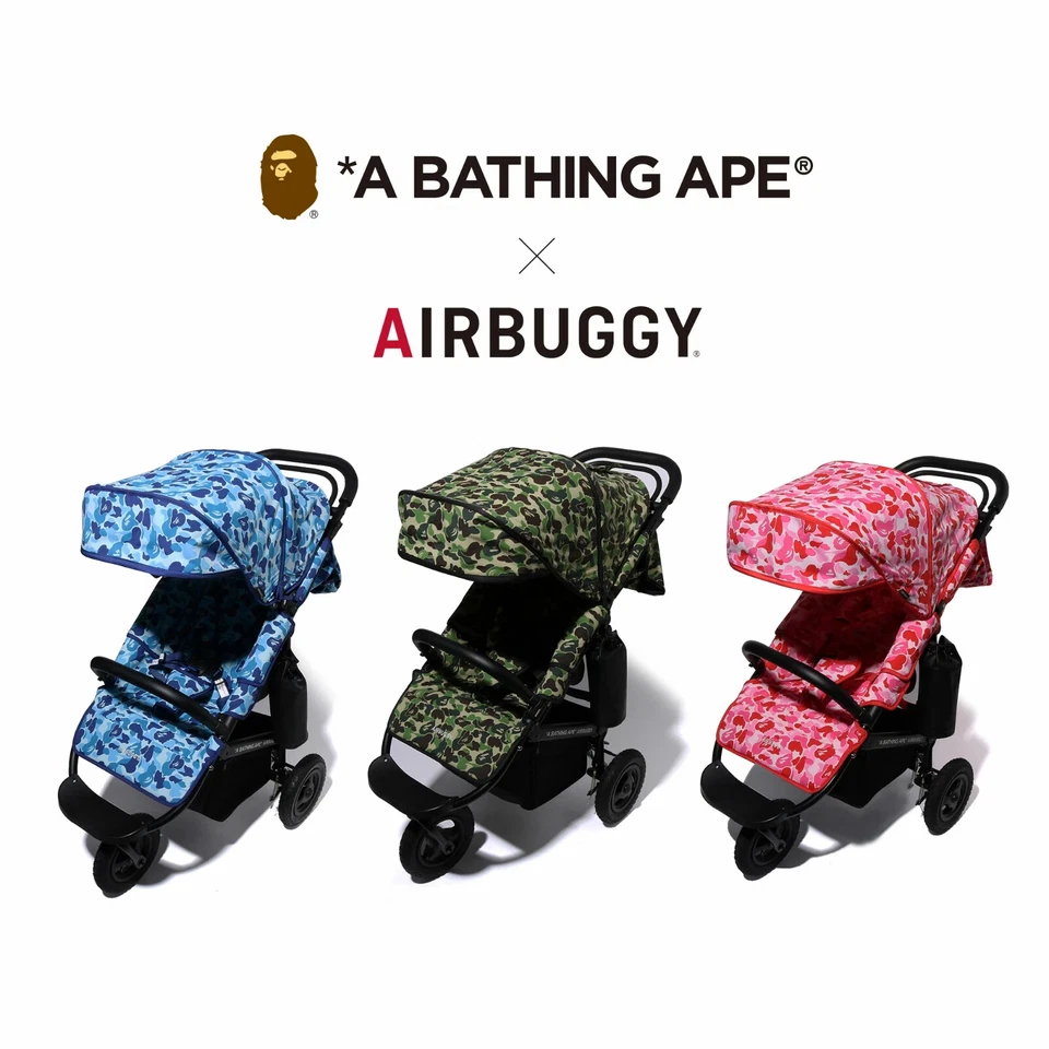 BAPE x AIRBUGGY collab 3-wheel air-tire stroller BAPE Camo - Image 2 of 4