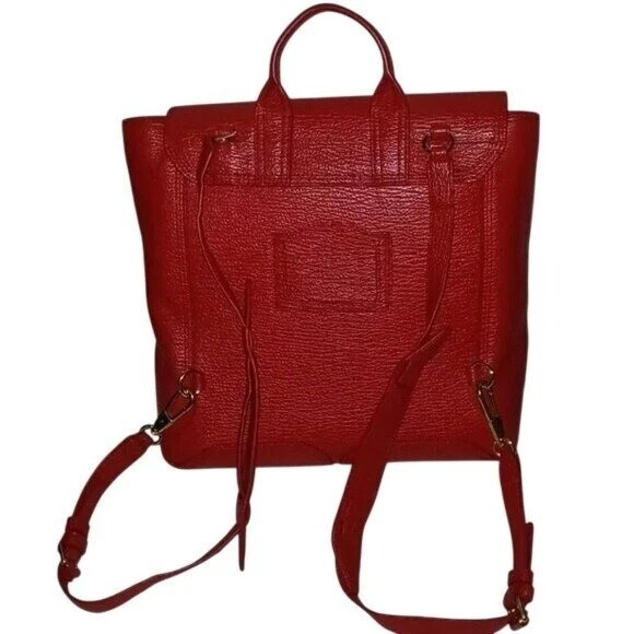 Mochila de cuero rojo Phillip Lim Pashli 3,1 precio de venta sugerido por el fabricante 895 USD Foto 4 de 4