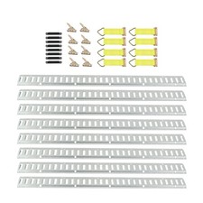 E Track Tie Down Rail Kit 34 Pcs 5 E Track Rails Enclosed Cargo Trailer E Track Tie Down Rail Kit 34 Pcs 5 E Track Rails Enclosed Cargo Trailer