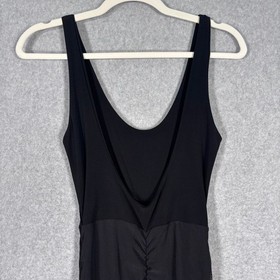 Mesh Ruched Bodysuit Jumpsuit Small Catsuit Scrunched Leg Dance All Night Sexy