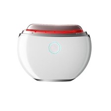 Electric Scraping Machine Facial Massager Heating Vibration Color Light Microcur
