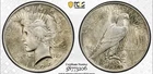 1924 PEACE DOLLAR PCGS MS65 GOLD SHIELD LABEL