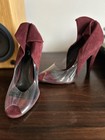 Calvin Klein 205W39NYC Womens Runway Sample Kahlo Pumps Burgundy Size 39 $ 85 — photo 1