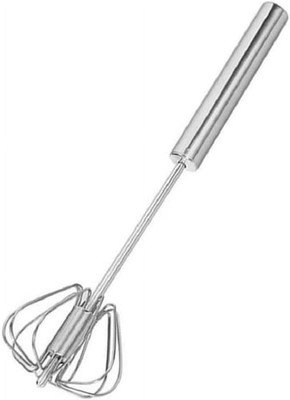 Stainless Steel Egg Whisk Hand Push Mixer Stirrer for Beating Eggs,Frothing Milk