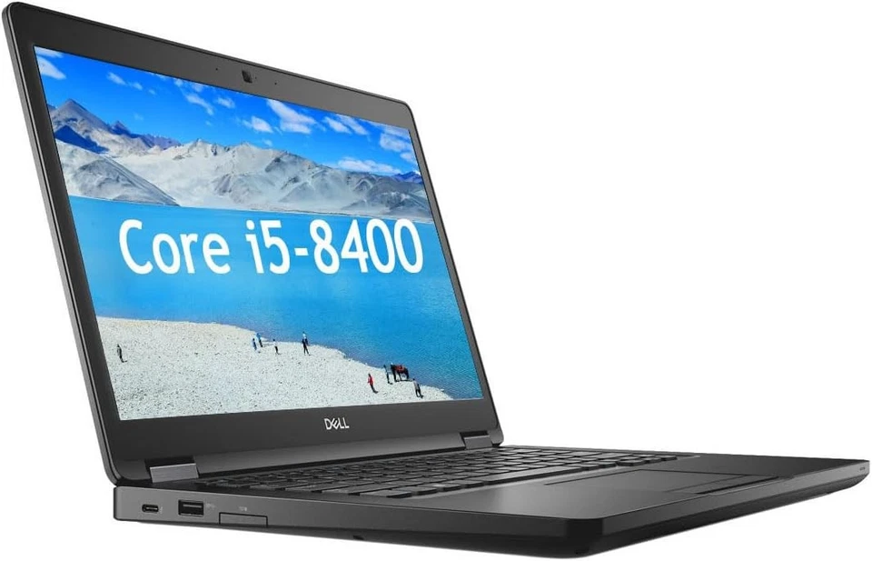 Dell Latitude 5491 14" HD Core i5-8400H 16GB 512GB SSD Cámara web Wi-Fi Win 11 Pro