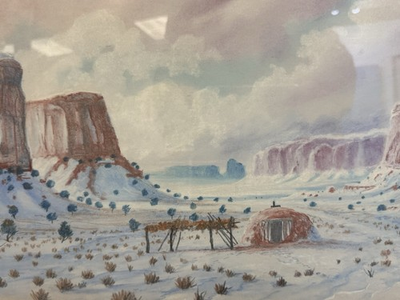 #ad Robert Draper Original “Long And winding Road” Vintage $225.00