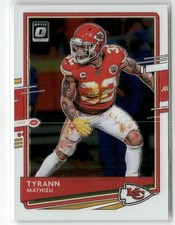 2020 DONRUSS OPTIC #4 TYRANN MATHIEU KANSAS CITY CHIEFS