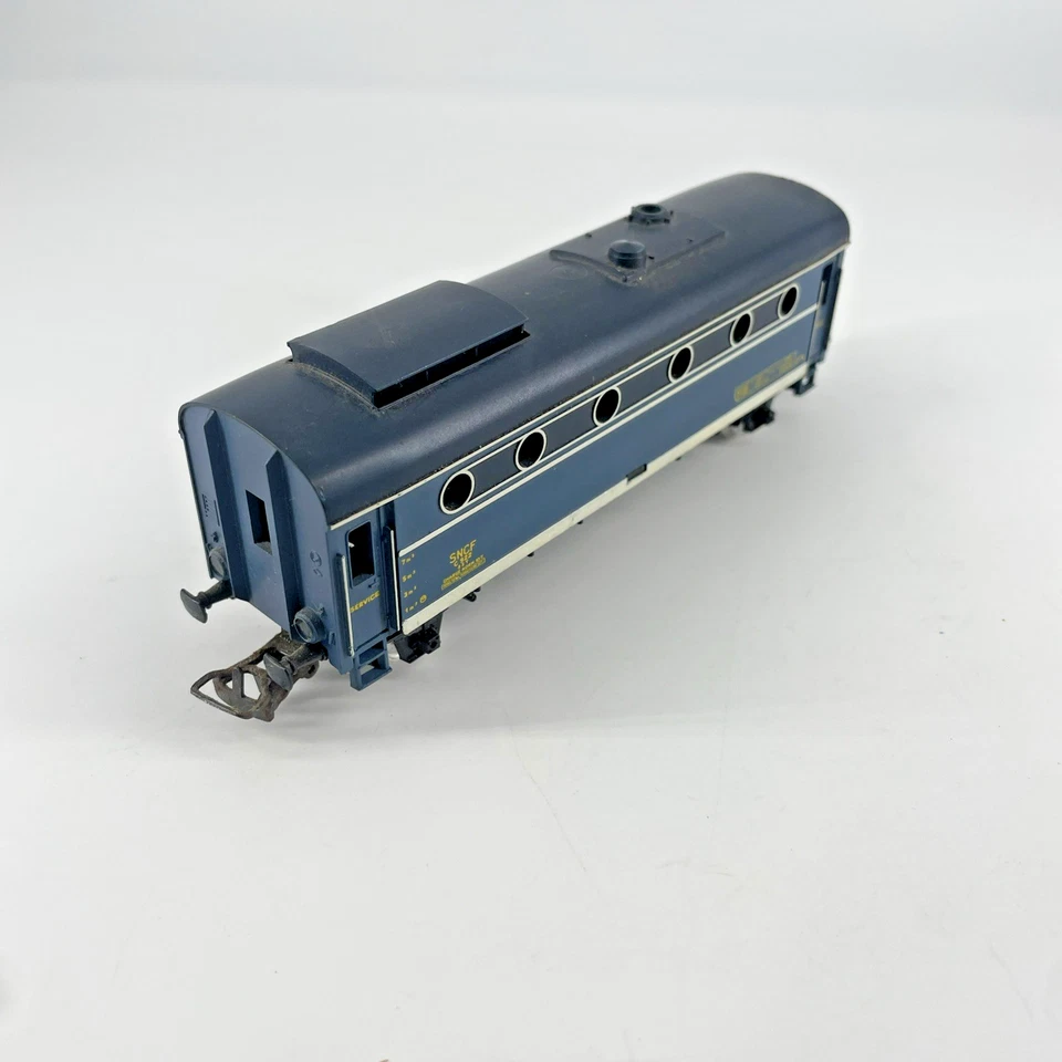 Vintage Jouef SNCF Service Carriage H0/DC France Blue Train RR - Image 4 of 4