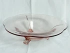 Vintage  Fairfax Fostoria Pink Depression Glass Bowl 1930s 2394 Width 11”