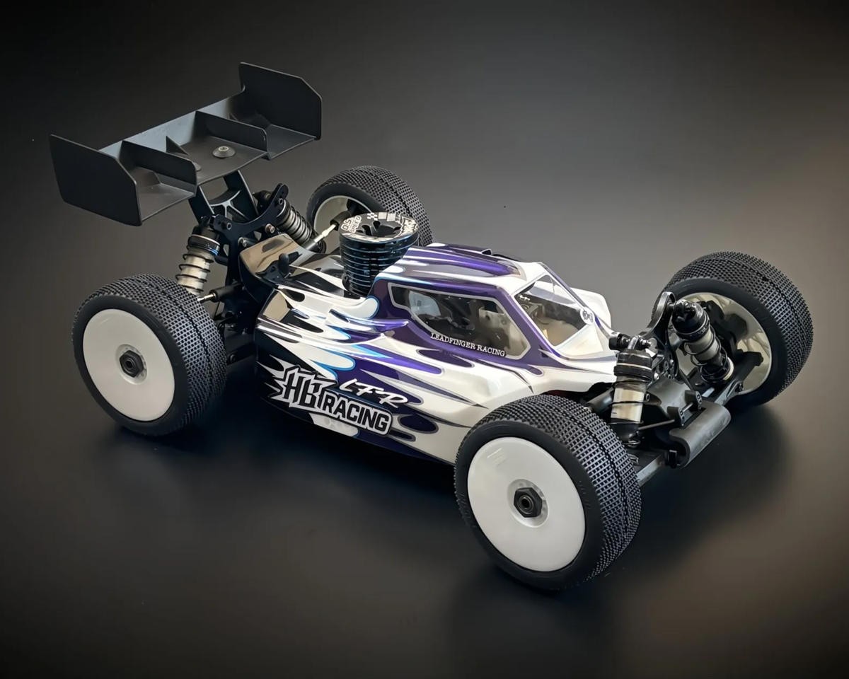 Leadfinger Racing HB D8 Worlds Spec Edition 1/8 V2 Beretta Body (Clear)🌟✨25 Years on eBay! 250,000+ feedback!✨🌟