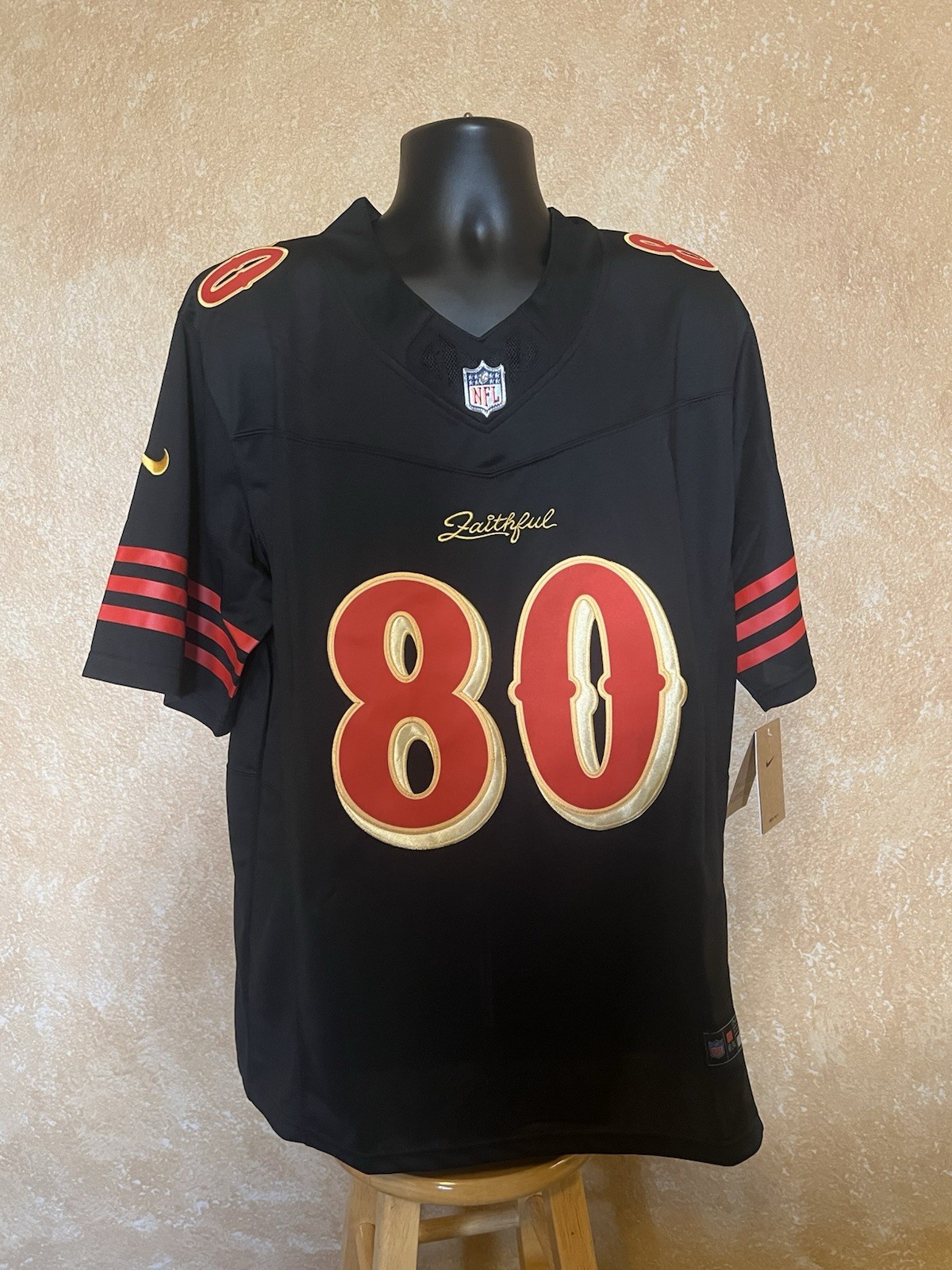 SF 49ers Jerry Rice #80 Rivalry Jersey Mens Large