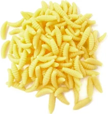 Honbay 150PCS Fake Worms Realistic Soft Fishing Lures Plastic Lifelike Small 