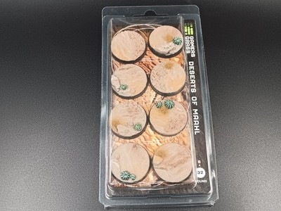 Gamers Grass Deserts of Maahl Bases 32mm Rund