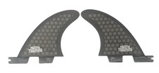 Pacific Vibrations 4" Honeycomb longboard surfboard fins side bites fits FCS2
