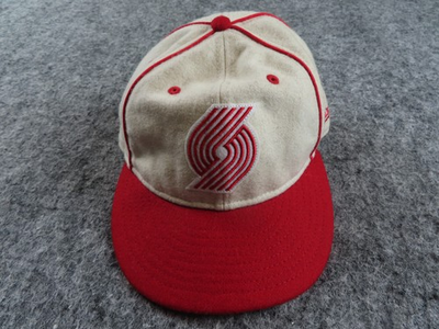 #ad Vintage Portland Trail Blazers Hat Cap Fitted 7 New Era Heritage Wool Blend NBA $24.95