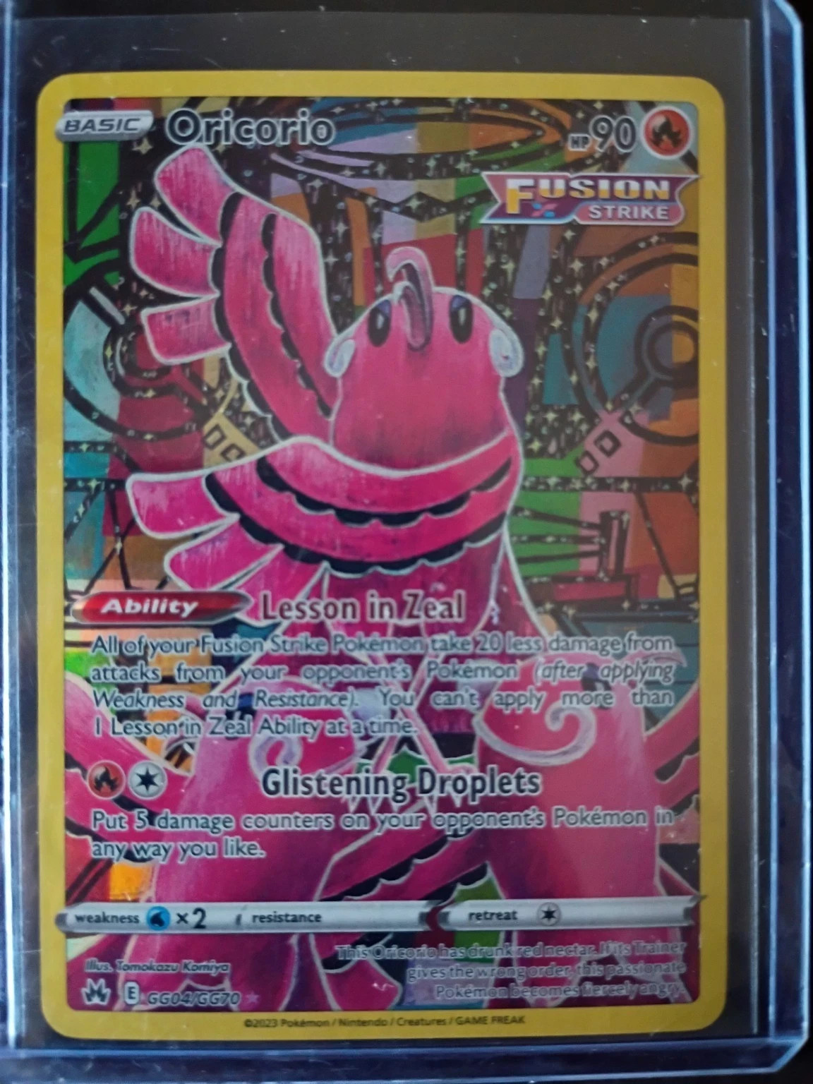 Oricorio GG04/GG70 Crown Zenith: Galarian Gallery Holo Pokemon TCG NM