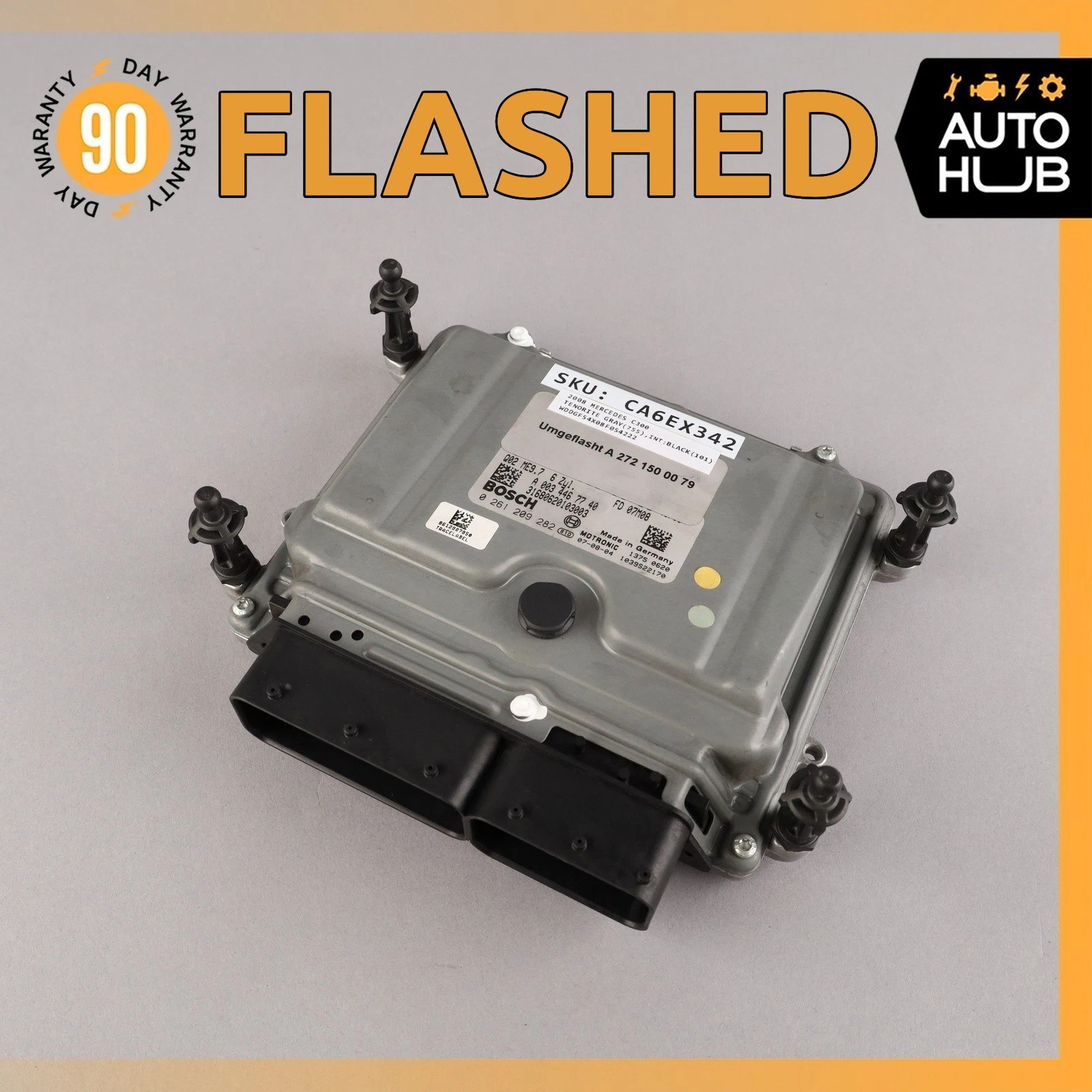 Mercedes W204 C300 E350 C350 M272 ECU Engine Control Module Unit FLASHED OEM