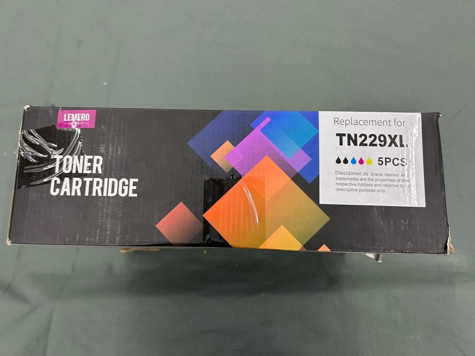 5PK TN229XL TN229 Toner Cartridge For Brother HL-L3280CDW MFC-L3780CDW L8395cdw - Image 2 of 4