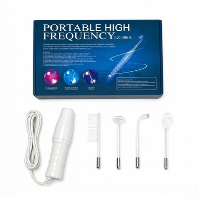High Frequency Facial Wand Machine Acne Anti Aging Hair Scalp Care Set
