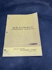 HEATHKIT ASSEMBLY MANUAL SOLID STATE STEREO TUNER AJ-14