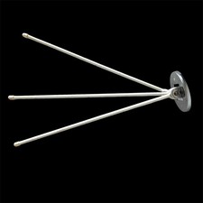 Chrome Swing Arm Towel Rack Rod 3 Bar Fold Away Kitchen Bathroom MCM Vintage