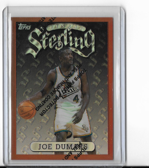 1996-97 Finest Refractor #203 JOE DUMARS DETROIT PISTONS