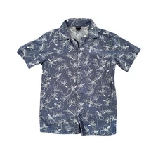 Kids Art Class Hawaiian Collared Button Down - 8