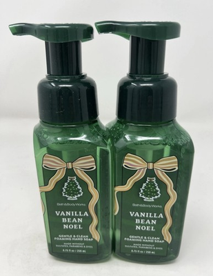 #ad #ad Lot Of 2 Bath amp; Body Works Vanilla Noel Bean Foaming Hand Soap **READ DESCRIP** $19.95