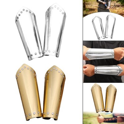 Arm Bracers Adjustable  for Men Women Arm Cuff Sturdy Protective PU Leather Arm
