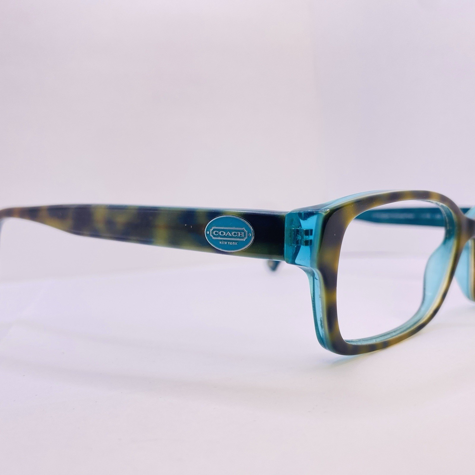 Coach Eyeglasses Sunglasses HC 6040 Brooklyn 5116 Dark Tortoise Teal 52 [] 16 MM thumbnail 9