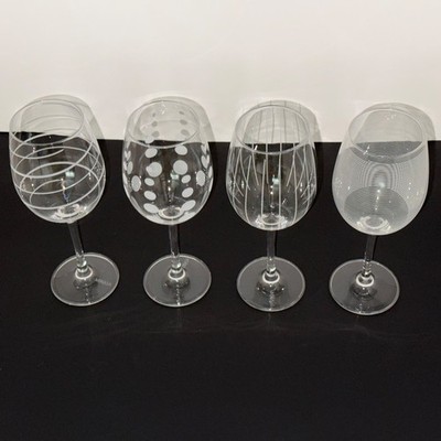 NEW Crystal Mikasa Stemmed Etched White Wine Glass ''Cheers'' Replacement - Choice