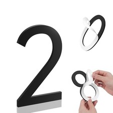 4 Inch House Numbers, Self-adhesive for Outside Mailbox House Number 2