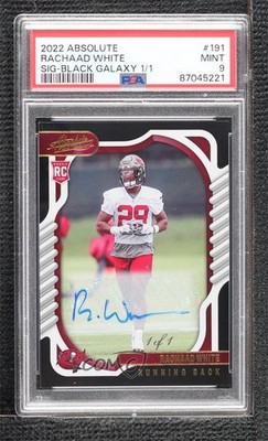 2022 Absolute Black Galaxy Signatures 1/1 Rachaad White #191 Rookie Auto RC 0g70