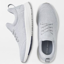 Peter Millar Tellustride Slip-On KNIT Shoes 🆕 MA24EF90 🆕 US 11 Platinum Gray