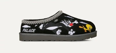 Size 10 UGG x Palace x Looney Tunes Tasman Slipper Black