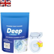 Fizzy Foam Toilet Cleaner - Active Oxygen Powder for Limescale Removal, 120mL