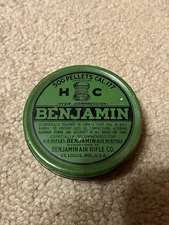 Vintage Benjamin .177 Caliber Air Rifle Pellets 500 Count