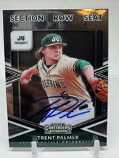 2020 Panini Prizm Draft Pick College Ticket SIGNED RC Trent Palmer CT-TP
