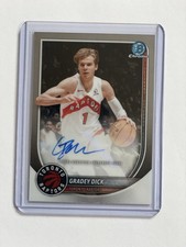 2025-26 Bowman Basketball Gradey Dick Chrome Auto Raptors